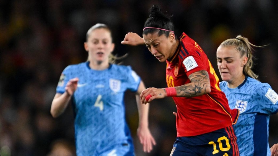 jennifer hermoso espana spain womens world cup gesto vulgar inglaterra england futbol football soccer