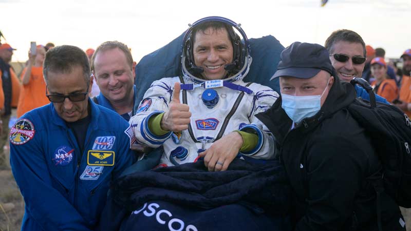 Frank Rubio regresa a la Tierra tras 371 días en el espacio