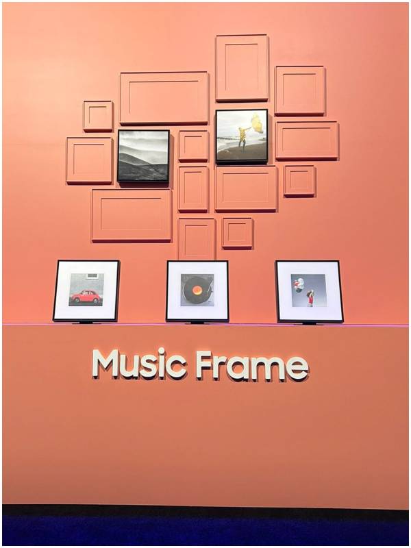 Music Frame de Samsung, lanzado en la CES 2024